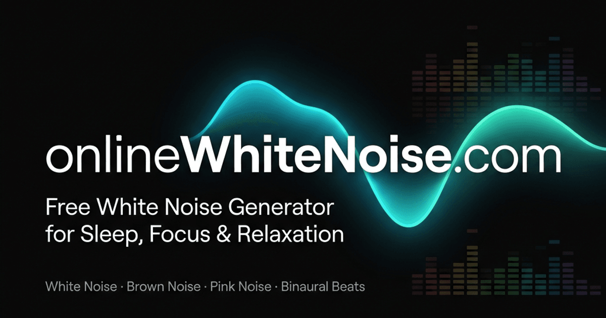 White Noise Generator | Online White Noise